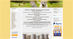 Desktop Screenshot of natur4pets.de